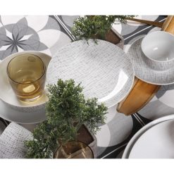 ΣΕΡΒΙΤΣΙΟ ΠΙΑΤΩΝ ΣΕΤ 20ΤΜΧ FASHION 25.638.40 - Inart Είδη σπιτιού και διακόσμησης ΣΕΡΒΙΤΣΙΟ ΠΙΑΤΩΝ ΣΕΤ 20ΤΜΧ FASHION 25.638.40 - Image 4