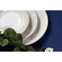 ΣΕΡΒΙΤΣΙΟ ΠΙΑΤΩΝ ΠΟΡΣΕΛΑΝΗ CHARLOTTE ORO 24.285.40 - Inart Είδη σπιτιού και διακόσμησης ΣΕΡΒΙΤΣΙΟ ΠΙΑΤΩΝ ΠΟΡΣΕΛΑΝΗ CHARLOTTE ORO 24.285.40 - Image 3