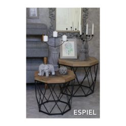 ΚΗΡΟΠΗΓΙΟ 3ΚΕΡΟ ΜΑΤ ΓΚΡΙ Y35.8ΕΚ GIO107K2 - Inart Είδη σπιτιού και διακόσμησης ΚΗΡΟΠΗΓΙΟ 3ΚΕΡΟ ΜΑΤ ΓΚΡΙ Y35.8ΕΚ GIO107K2 - Image 4
