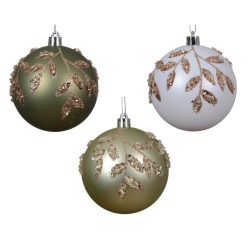 ΜΠΑΛΑ XMAS ΠΡΑΣΙΝΟ-ΜΠΡΟΝΖΕ Δ8ΕΚ 026018P