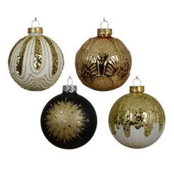 Alternative view of ΜΠΑΛΑ XMAS ΜΑΥΡΟ-ΧΡΥΣΟ Δ8ΕΚ 062671C