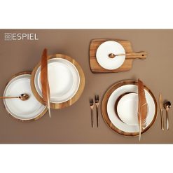 ΠΙΑΤΟ ΦΡΟΥΤΟΥ Δ21ΕΚ ΣΕΤ 6ΤΜΧ KREM ΜΑΤ TLMP160K6 - Inart Είδη σπιτιού και διακόσμησης ΠΙΑΤΟ ΦΡΟΥΤΟΥ Δ21ΕΚ ΣΕΤ 6ΤΜΧ KREM ΜΑΤ TLMP160K6 - Image 8