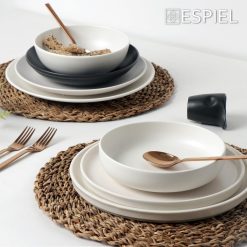 ΠΙΑΤΟ ΦΡΟΥΤΟΥ Δ21ΕΚ ΣΕΤ 6ΤΜΧ KREM ΜΑΤ TLMP160K6 - Inart Είδη σπιτιού και διακόσμησης ΠΙΑΤΟ ΦΡΟΥΤΟΥ Δ21ΕΚ ΣΕΤ 6ΤΜΧ KREM ΜΑΤ TLMP160K6 - Image 3