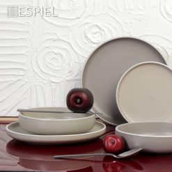 ΠΙΑΤΟ ΡΗΧΟ ΓΚΡΙ ΚΑΦΕ-ΛΕΥΚΟ ΣΕΤ 6ΤΜΧ 27,3Χ27,3Χ3,5ΕΚ ATA120K6 - Inart Είδη σπιτιού και διακόσμησης ΠΙΑΤΟ ΡΗΧΟ ΓΚΡΙ ΚΑΦΕ-ΛΕΥΚΟ ΣΕΤ 6ΤΜΧ 27,3Χ27,3Χ3,5ΕΚ ATA120K6 - Image 5
