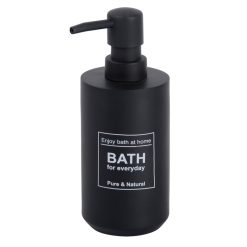DISPENSER ΜΑΥΡΟ "BATH" 7Χ7Χ18ΕΚ 478189