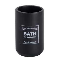 ΘΗΚΗ ΓΙΑ ΟΔΟΝΤΟΒΟΥΡΤΣΕΣ ΜΑΥΡΗ "BATH" 478193