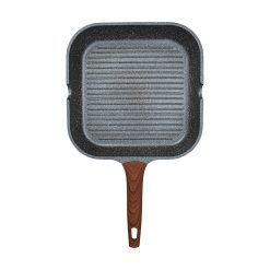 ΓΚΡΙΛΙΕΡΑ STONE ΧΥΤΟΥ ΑΛΟΥΜΙΝΙΟΥ 28cm 01-1216 - Inart Είδη σπιτιού και διακόσμησης ΓΚΡΙΛΙΕΡΑ STONE ΧΥΤΟΥ ΑΛΟΥΜΙΝΙΟΥ 28cm 01-1216 - Image 4