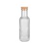ΜΠΟΥΚΑΛΙ 1000ml ΑΝΑΓΛΥΦΟ ΜΕ ΦΕΛΛΟ ΔΙΑΦΑΝΟ 00-21887 - Inart Είδη σπιτιού και διακόσμησης Inart Είδη σπιτιού και διακόσμησης -