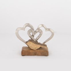 ΚΑΡΔΙΕΣ ΚΑΙ ΞΥΛΙΝΟ ΠΟΥΛΙ 18x5x14cm 75228563