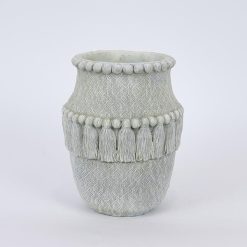 ΠΥΘΑΡΙ-ΒΑΖΟ ΓΚΡΙ-ΛΑΔΙ ΜΕ ΚΡΟΣΣΙΑ 20.5x20.5x25.5cm 75218064