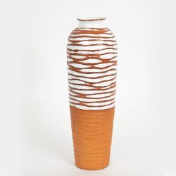 ΒΑΖΟ ΤΕΡΑΚΟΤΑ-ΑΣΠΡΟ 12.1x12.1x36.1cm 75220232