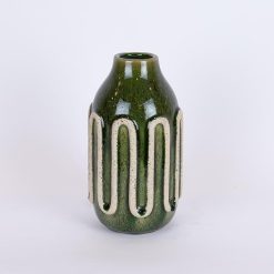 ΒΑΖΟ ΠΡΑΣΙΝΟ-ΜΠΕΖ 13x13x24cm 75220333