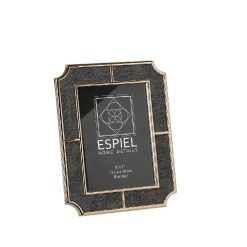 ΚΟΡΝΙΖΑ ΓΚΡΙ-ΡΟΖ ΧΡΥΣΟ 13X18EK FAM742