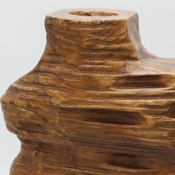 Alternative view of ΒΑΖΟ ΣΚΟΥΡΟ ΚΑΦΕ 41x13x32εκ 81900395
