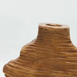 Alternative view of ΒΑΖΟ ΣΚΟΥΡΟ ΚΑΦΕ 38x9.5x26εκ 81900394