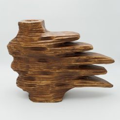 ΒΑΖΟ ΣΚΟΥΡΟ ΚΑΦΕ 41x13x32εκ 81900395