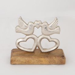 ΠΟΥΛΙΑ-ΚΑΡΔΙΑ ΑΣΗΜΙ 20x5x18cm 75211603