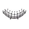 ΦΡΟΥΤΙΕΡΑ ELEGANT NICKEL BLACK 01-5672 - Inart Είδη σπιτιού και διακόσμησης Inart Είδη σπιτιού και διακόσμησης -