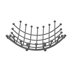 Alternative view of ΦΡΟΥΤΙΕΡΑ ELEGANT NICKEL BLACK 01-5672