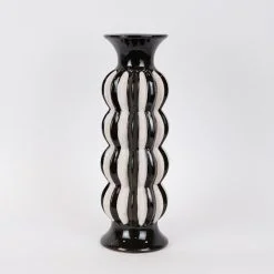 ΚΗΡΟΠΗΓΙΟ ΜΑΥΡΟ-ΕΚΡΟΥ 13x13x39.5cm 75225060