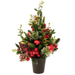 ΠΡΑΣΙΝΟ ΔΕΝΤΡΟ ΜΕ ΚΟΚΚΙΝΑ BERRIES 91031