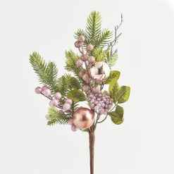 ΚΛΑΔΙ ΜΕ ΔΙΑΚΟΣΜΗΤΙΚΑ ΡΟΖ Υ40cm 60045960