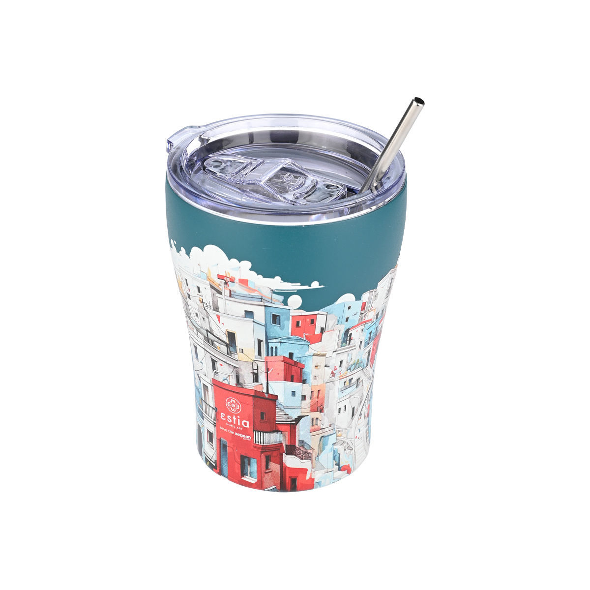 ΘΕΡΜΟΣ 350ml URBAN MYTHOS 01-23096 - Inart Είδη σπιτιού και διακόσμησης ΘΕΡΜΟΣ 350ml URBAN MYTHOS 01-23096 - Image 2