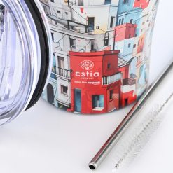ΘΕΡΜΟΣ 350ml URBAN MYTHOS 01-23096 - Inart Είδη σπιτιού και διακόσμησης ΘΕΡΜΟΣ 350ml URBAN MYTHOS 01-23096 - Image 6