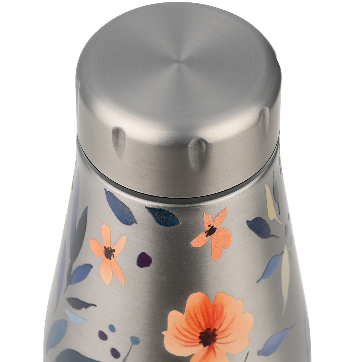 ΘΕΡΜΟΣ 500ml SILVER BOTANIC 01-31633 - Inart Είδη σπιτιού και διακόσμησης ΘΕΡΜΟΣ 500ml SILVER BOTANIC 01-31633 - Image 3
