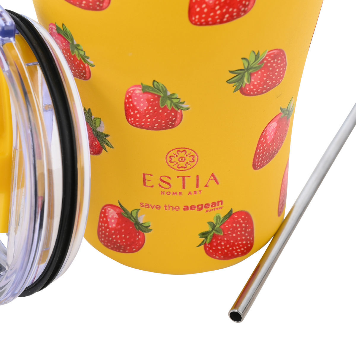 ΘΕΡΜΟΣ 350ml BERRY BRIGHT 01-31688 - Inart Είδη σπιτιού και διακόσμησης ΘΕΡΜΟΣ 350ml BERRY BRIGHT 01-31688 - Image 2