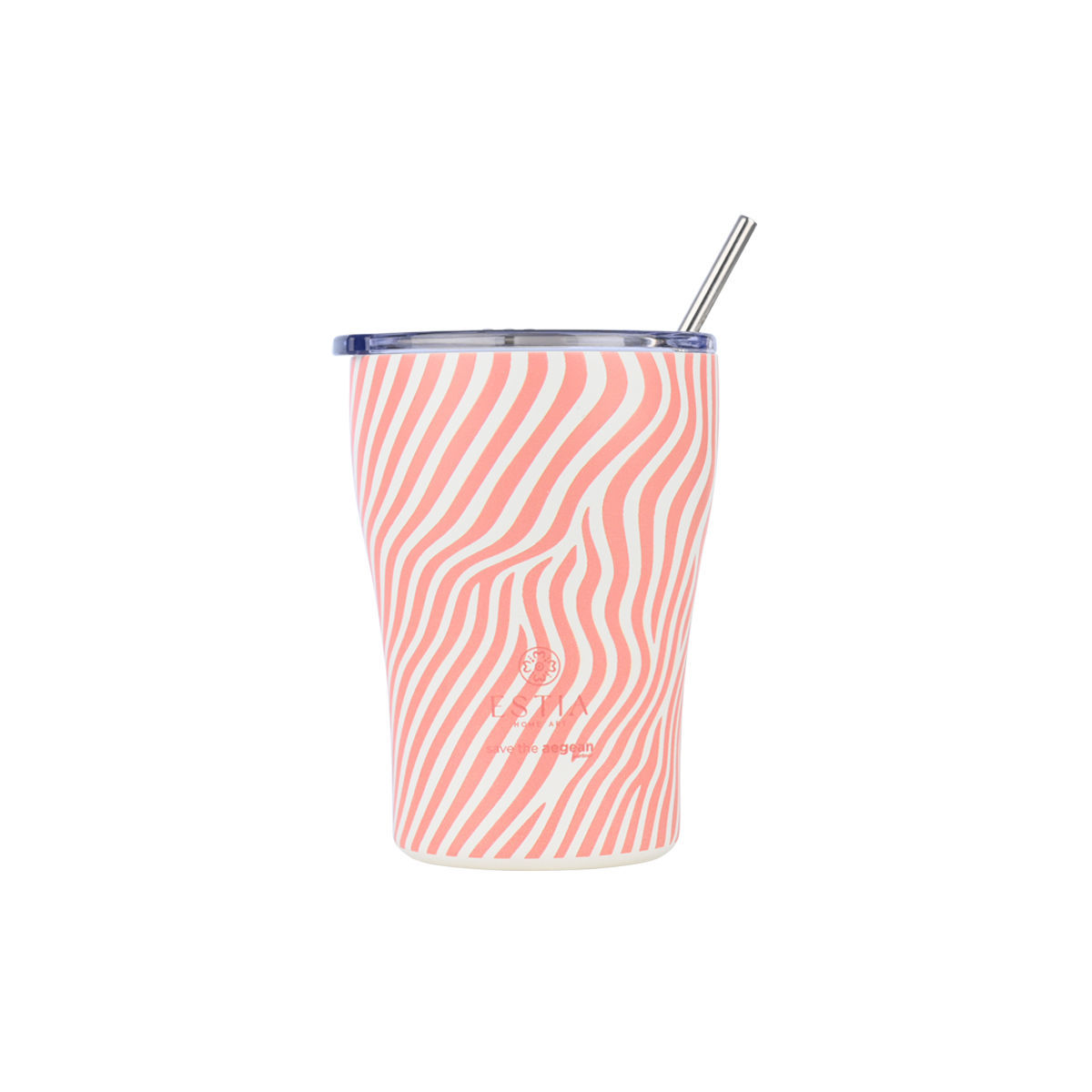 ΘΕΡΜΟΣ 350ml SOFT RIPPLE 01-31732 - Inart Είδη σπιτιού και διακόσμησης ΘΕΡΜΟΣ 350ml SOFT RIPPLE 01-31732