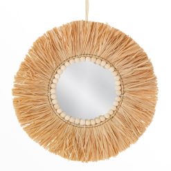 ΚΑΘΡΕΠΤΗΣ BOHO ΜΕ RAFFIA Φ40ΕΚ 85658